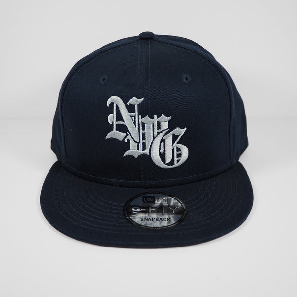 New Era Flat Brim 59FIFTY Farm Team New York Yankees MLB Grey and Navy Blue  Fitted Cap